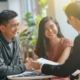 Young couple meeting with insurance advisor