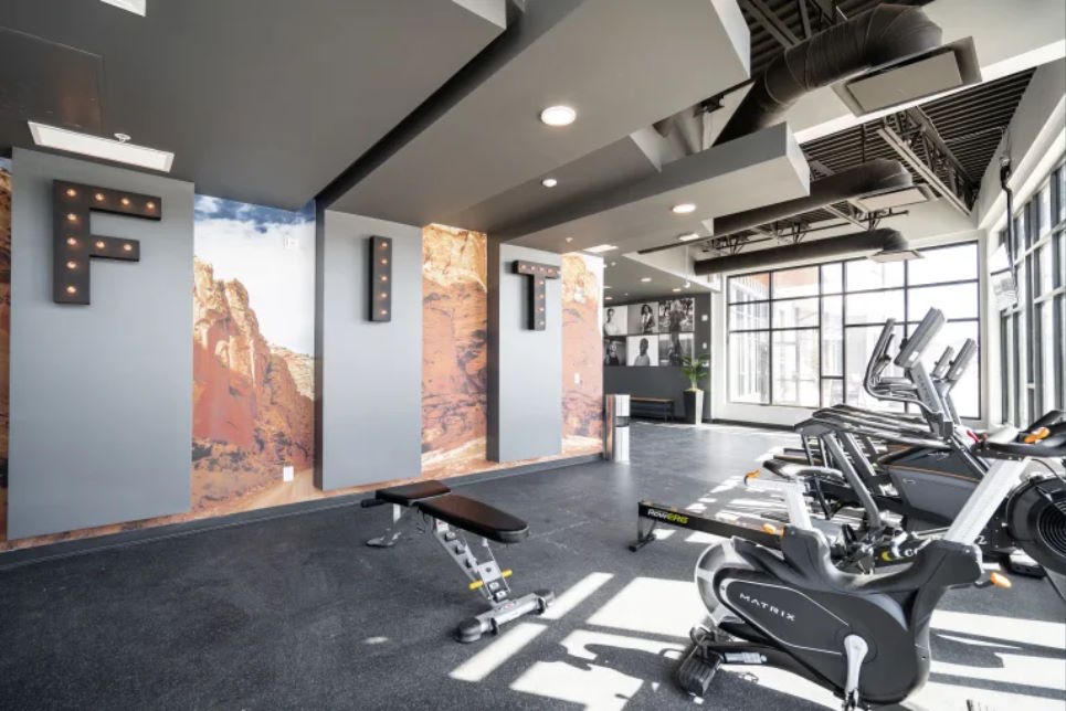 Allure Fitness room in apartment building